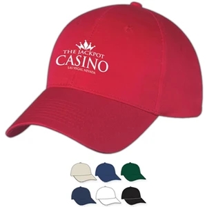 Hitwear (r) - Embroidery - Medium Profile Cap With Six Panels, Structured Crown And Pre-curved Visor