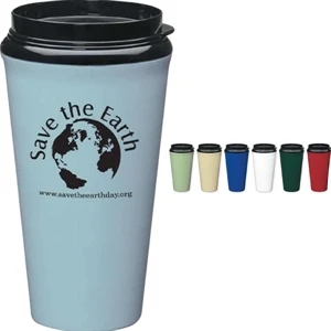 Evolve (tm) Infinity Hitgreen (tm) - Double Wall Plastic Insulated Tumbler, 16 Oz