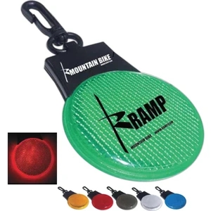 Tri-function Red Blinking Light With Swivel Clip For Attachment