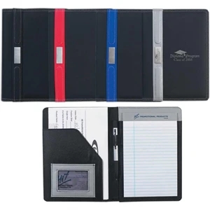 Contemporary - Portfolio With 30 Page 5" X 7" Writing Pad