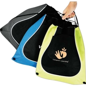 Coil Cinch - Cinch Bag, Carry Over The Shoulder Or Like A Backpack With The Drawstring Design