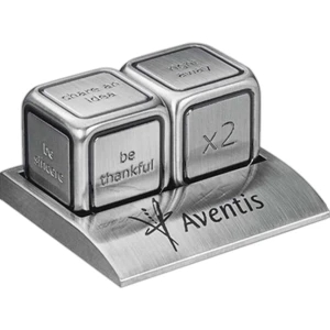 Icon - Stainless Steel Dice, Can Be Rolled For 36 Different Leadership Phrases