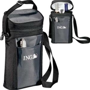 Pacific Trail - Wine Tote Cooler, Constructed Of 600 Denier Polyester Canvas And 210 Denier Nylon