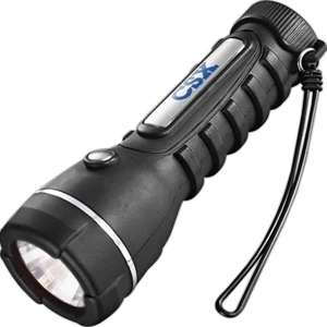 Garrity (r) Tuff Lite - Black Flashlight With Patented Multi-faceted Reflector