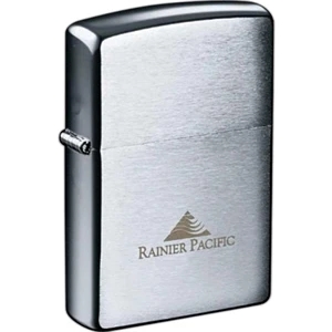 Zippo (r) - Solid Brass Windproof Lighter With A Sturdy Nickel Hinge, Brushed Chrome