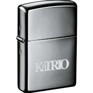 Zippo (r) - Black Brass Windproof Lighter With A Sturdy Nickel Hinge, Black Ice