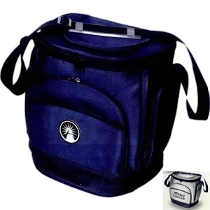 Executive - 20-can Cooler Bag Made Of Upgraded 420 Denier Jacquard And 600 Denier Polyester
