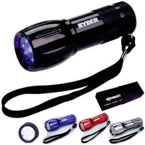 Tactical Tool Zone (tm) - Led Flashlight (9 Led) With Three Aaa Batteries