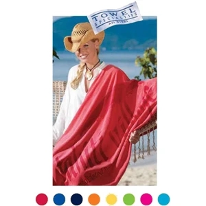 Turkish Signature (tm) - Tone On Tone On Color Towel - Golf Towel. Fingertip. 12" X 17