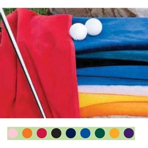 Turkish Signature (tm) - Tone On Tone With Embroidery On Color Towel - Ultra Weight 100% Cotton Golf Towel. 16" X 25"