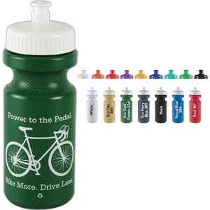 Personal Refillables (tm) - Sports Bottle, Wide Mouth Opening, 20 Oz. Size, Molded With Recycled Hpde