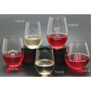 Riedel O Series Windsor Collection - Set Of Two 13.25 Oz Crystal Stemless Riesling Wine Glasses