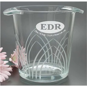 Arches Collection Windsor Collection - Ice Bucket With Glass Cut Design
