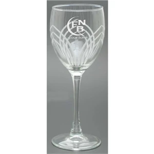 Arches Collection Windsor Collection - Wine Glass With Arches Design, Set Of Four, 8.5 Oz