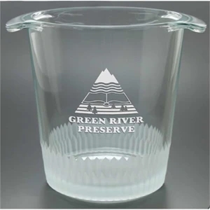 Chelsea Collection Windsor Collection - Ice Bucket With Cut Glass Design, 5 Inches Tall