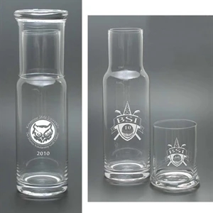 Exclusive Windsor Collection - Two Piece Desk Carafe Set Includes Carafe And Water Glass