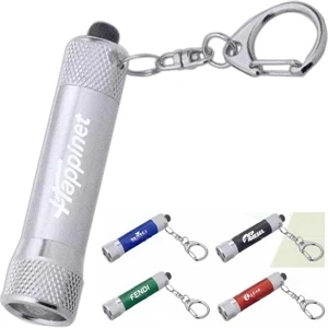 Orion - Metal Barrel Flashlight With White Led Light, Batteries Included