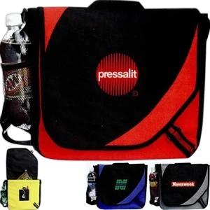 Storm (r) - Polycanvas Messenger Bag With Velcro Folding Strap Closure