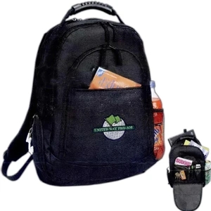 Journey - Polycanvas Laptop Backpack With Large Main Double Zippered Compartment