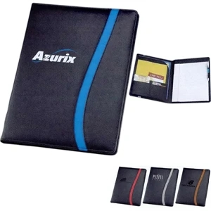 Session - Leatherette Portfolio Has File Pocket, Card Slots And Pen Loop