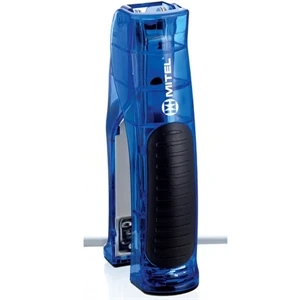 Plastic, Full Size Stand-up Stapler. Rubberized Grips. Includes Standard Staples