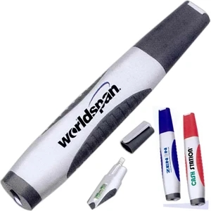 Pocket Multi Purpose Tool Kit With Steel Bits, Level, Led Light, And Clip