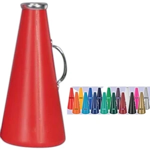 Cheer Phone - 13" - Blank Megaphone Made Of Molded Plastic With Steel Handle And Aluminum Mouthpiece