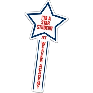 Spirit (r) - Star - Stick With Stock Design On Top Of Long Stick Handle, 4mm Corrugated Vinyl
