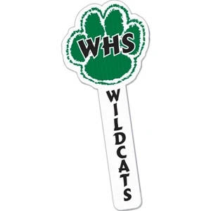 Spirit (r) - Paw Print - Stick With Stock Design On Top Of Long Stick Handle, 4mm Corrugated Vinyl
