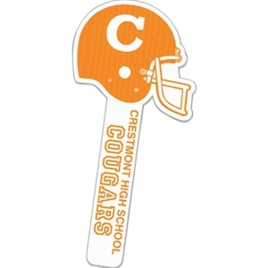 Spirit (r) - Football Helmet - Stick With Stock Design On Top Of Long Stick Handle, 4mm Corrugated Vinyl