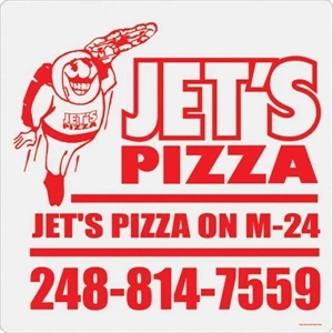 Square - Die Cut Car Magnet, Adheres To A Vehicle Door Or Other Metal Surface