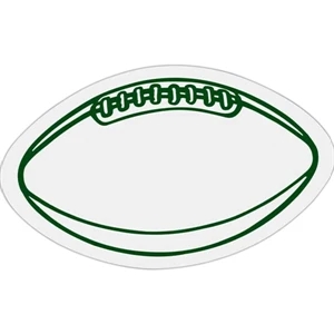 Football - Die Cut Car Magnet, Adheres To A Vehicle Door Or Other Metal Surface