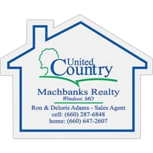 House - Die Cut Car Magnet, Adheres To A Vehicle Door Or Other Metal Surface