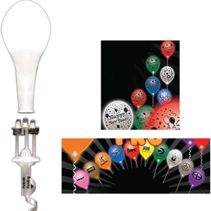 Lumi-loon (tm) - Assorted Colored Balloon With White Led And A One Way Inflation Valve