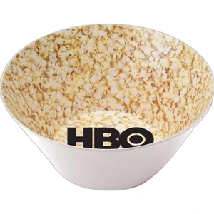 Melamine Popcorn Or Serving Bowl With Either Inside Or Outside Decoration