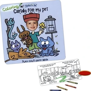 Coloring With Picture Me(r) - Children's Coloring Book On Caring For Their Pet