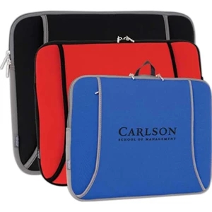15" X 12" X 1.25" - Neoprene Computer Sleeve Fits Most 15.4" To 17" Notebook