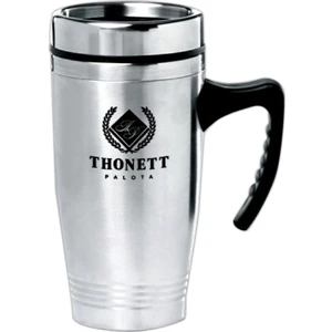 16 oz. Stainless Steel Travel Mug with Handle