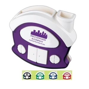 Memo Mates - Translucent House Memo Holder With Pen Holder Chimney And Magnetic Back