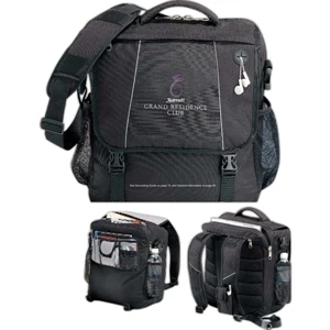 Cargo;compu-pack - Domed - Computer Case With Convertible Straps To Be Carried Like A Brief Or A Backpack
