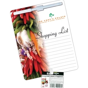 Stock Magnetic Memo Board, With Clip To Hold Coupons, Wet Erasable Pen & Pen Clip