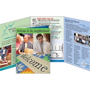 Smartline (tm);super Seal - Tri-fold Four Color Process Magnetic Laminated Card