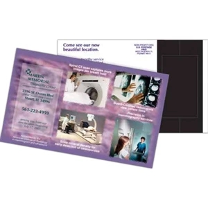 Smartline (tm) - Magnetic Four Color Process Business Card/perforated Post Card, 5 1/4" X 8 1/2"
