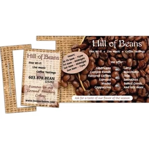 Smartline (tm) - Magnetic Four Color Process Perforated Postcard, 3 1/2" X 7 1/2"