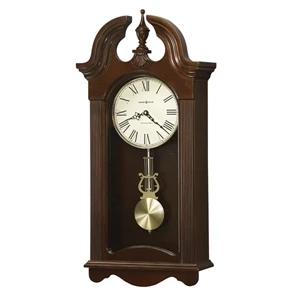 Malia - Cherry Bordeaux Clock With Single Chime Movement Plays Westminster, Blank