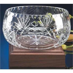 Westgate Crystal (tm) - Fine European Hand Cut Full Lead Crystal 8" Bowl
