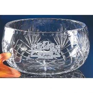 Westgate Crystal (tm) - Fine European Hand Cut Full Lead Crystal 10" Bowl
