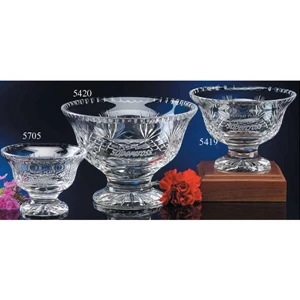 Westgate Crystal (tm) - Fine European Hand Cut Full Lead Crystal 6" Pedestal Bowl