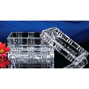 Westgate Crystal (tm) - Fine European Hand Cut Full Lead Crystal Keepsake Chest