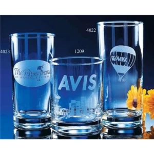 Skyline Classics - Cooler Glass With Sheer Rim And Heavy Sham Bottom, Holds 16 Ounce
